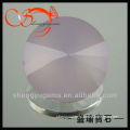 pink rivoli shape glass beads(GLRD-13-BW409)